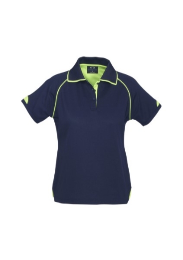 Picture of Biz Collection Ladies Fusion Polo Shirt Bizcool Cotton Back polyester